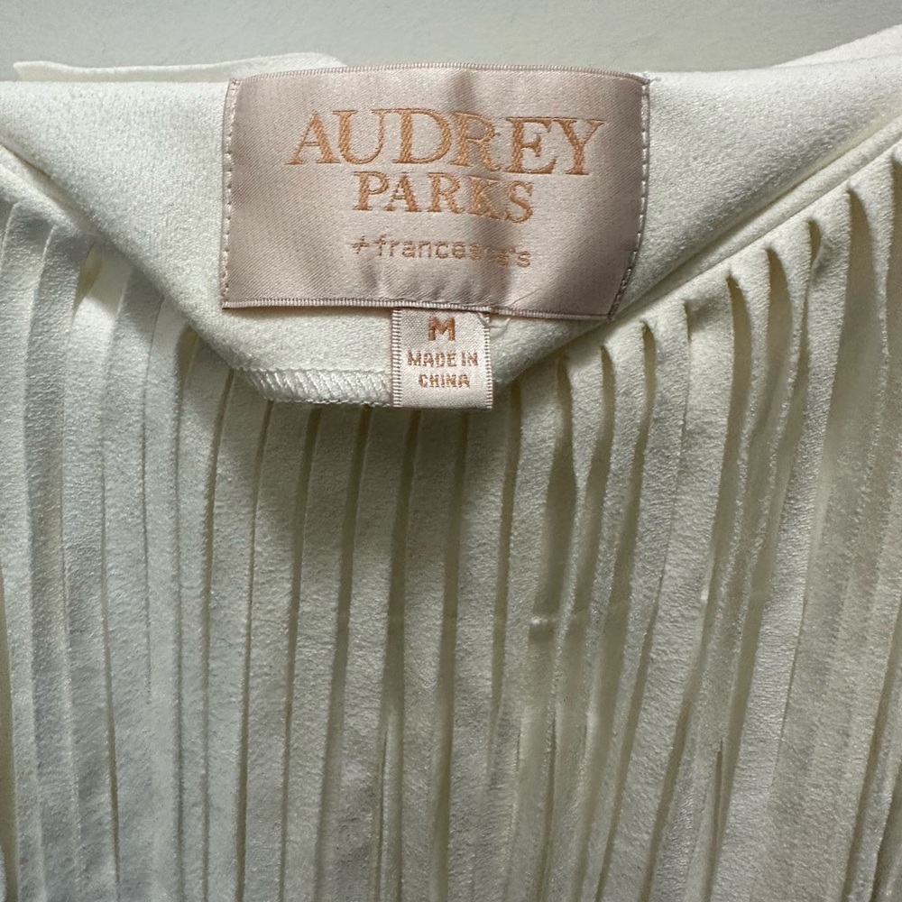 White Suade Flapper Dress size Medium